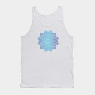 Mandala Love - Mystic Blue Tank Top